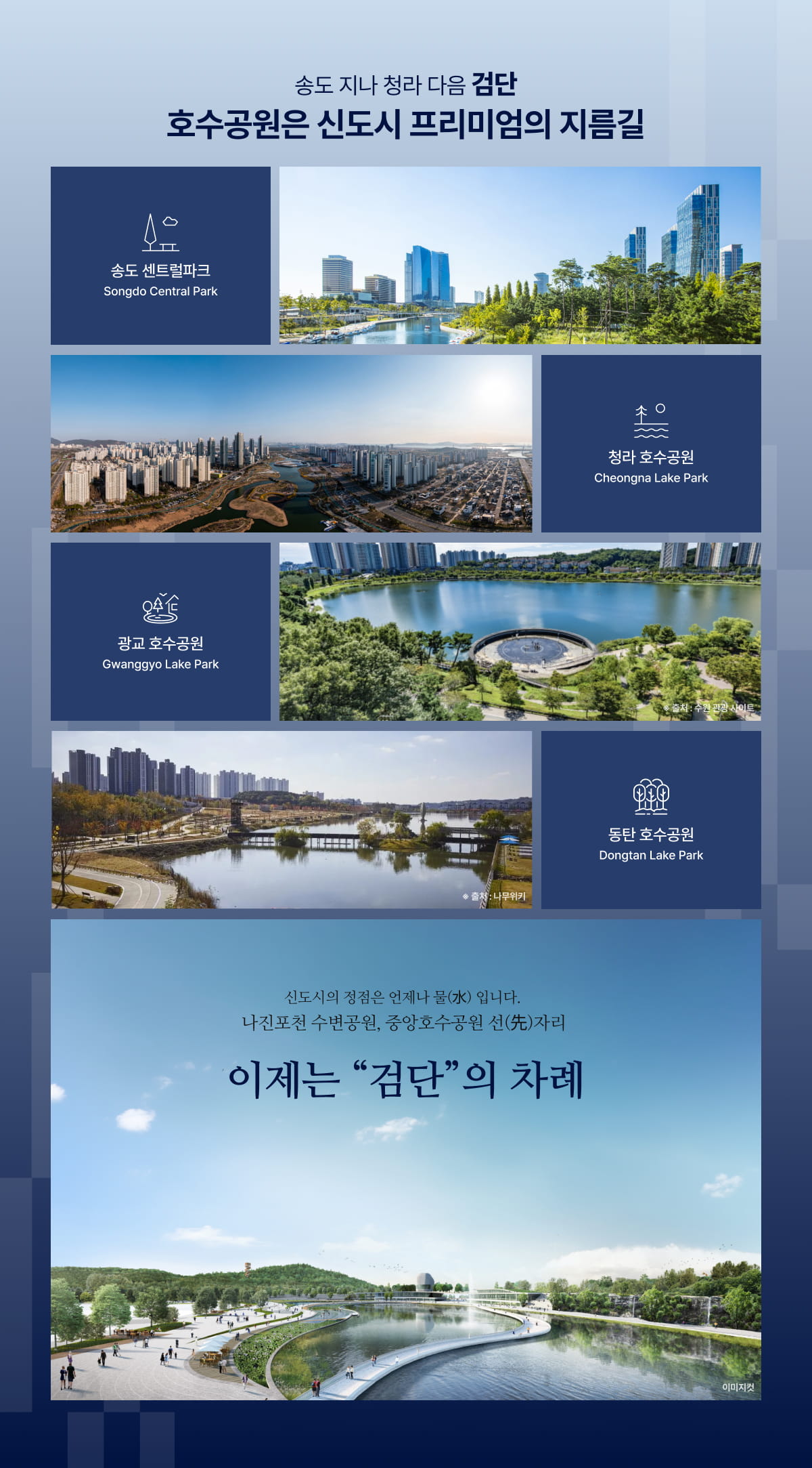 더샵 검단레이크파크 단지 안내도