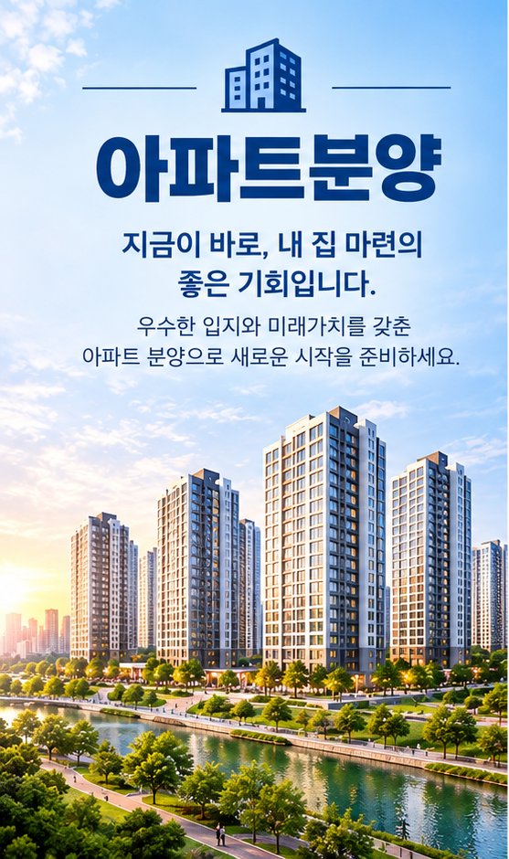 아파트 분양 안내 — 우수한 입지와 미래가치